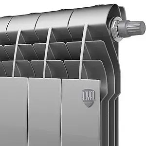 Радиатор биметаллический 12 секций нижнее правое подключение Royal Thermo Biliner 350 VR80 Silver Satin RTBSSVR8035012 Радиатор биметаллический 12 секций нижнее правое подключение Royal Thermo Biliner 350 VR80 Silver Satin RTBSSVR8035012, 4