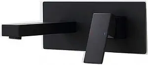 Смеситель для раковины из стены Swedbe Platta чёрный матовый 5501B Смеситель для раковины из стены Swedbe Platta чёрный матовый 5501B, 1