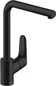 Смеситель для кухни Hansgrohe Focus M41 280 1jet чёрный матовый 31817670 Смеситель для кухни Hansgrohe Focus M41 280 1jet чёрный матовый 31817670, 1