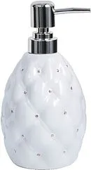 Дозатор для жидкого мыла Fixsen Sovy хром/белый 155-D1-1