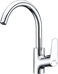 Смеситель для кухни Wasserkraft Lippe хром 4507, 1