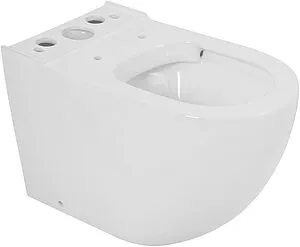 Унитаз-компакт безободковый Cezares Stylus белый CZR-152-CPR+CZR-151-T, 4