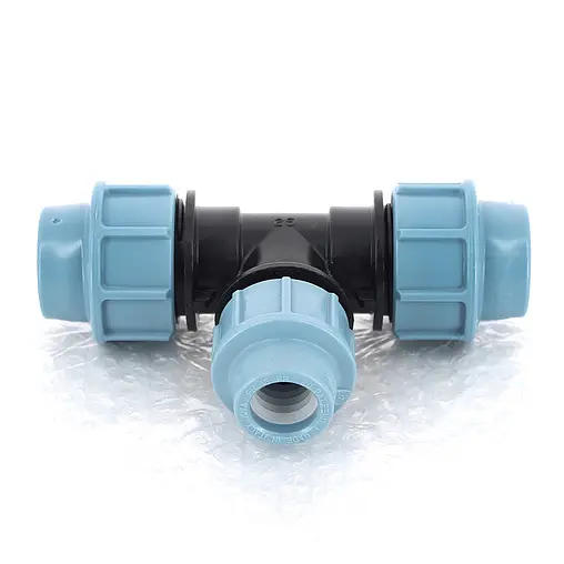 Тройник компрессионный редукционный 25мм x 20мм x 25мм Unidelta 1013025020