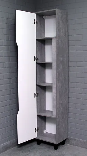 Шкаф-пенал напольный Домино Loft 40 бетон DL5605P