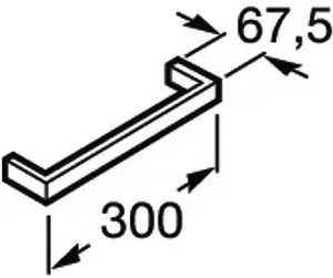 Полотенцедержатель Roca Nuova хром 816525001, 2