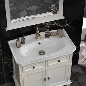 Тумба-умывальник напольная Opadiris Кантара 85 слоновая кость 00-00007479++4640021065891, 2