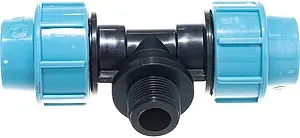 Тройник компрессионный переходной 25мм x ¾&quot;н x 25мм Unipump 75982, 4