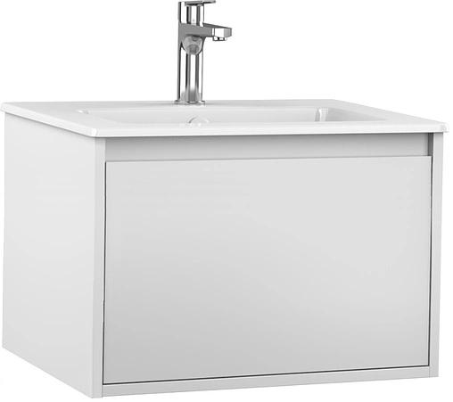 Тумба-умывальник подвесная ISVEA Pro 60 белый 21MGS001061I+10SL50061SV
