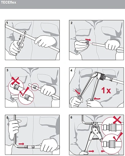 Труба сшитый полиэтилен TECEflex 20 x 2.8 мм PE-Xa 5S бухта 100м 704920