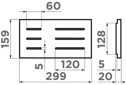 Встраиваемая сушка для посуды Omoikiri DRY-02-IN нержавеющая сталь 4999019