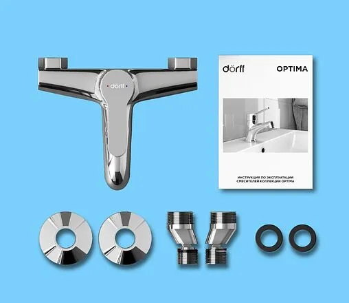 Смеситель для ванны Dorff Optima хром D2010000 Смеситель для ванны Dorff Optima хром D2010000