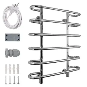 Полотенцесушитель электрический лесенка Energy Nova 800х600 полированная сталь, 2