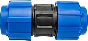 Муфта компрессионная соединительная 32мм x 32мм ТПК-Аква 50010032, 3