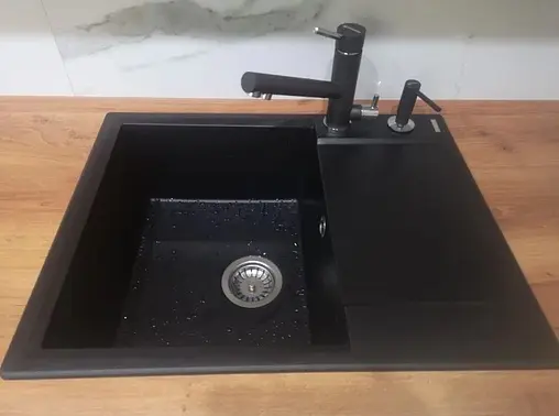 Мойка кухонная Omoikiri Daisen 65-BL черный 4993684 Мойка кухонная Omoikiri Daisen 65-BL черный 4993684