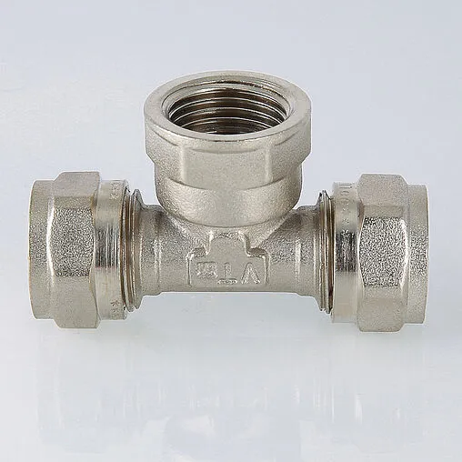 Тройник компрессионный переходной 32мм x 1¼"в x 32мм Valtec VTm.332.N.320732