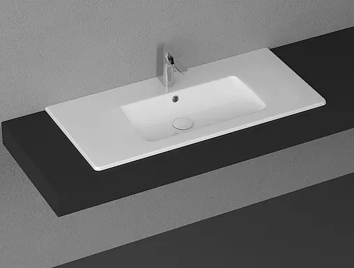 Тумба-умывальник подвесная ISVEA Onda Plus 100 белый/дуб 21OPS063100I+10SL50101SV Тумба-умывальник подвесная ISVEA Onda Plus 100 белый/дуб 21OPS063100I+10SL50101SV