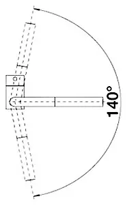 Смеситель для кухни с выдвижным изливом Blanco Linus-S шампань 516694 Смеситель для кухни с выдвижным изливом Blanco Linus-S шампань 516694, 3
