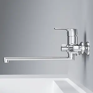 Смеситель для ванны с длинным изливом Am.Pm Gem хром F90A90000 Смеситель для ванны с длинным изливом Am.Pm Gem хром F90A90000, 5