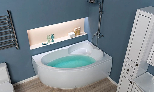 Ванна акриловая Aquanet Sarezo 160x100 R 00204037