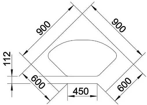Мойка кухонная Blanco Blanco Delta II 105.6 нержавеющая сталь 523667