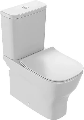 Унитаз-компакт безободковый Jacob Delafon Struktura Rimless белый UJI102-00+ETE212-00+E28931-WTE