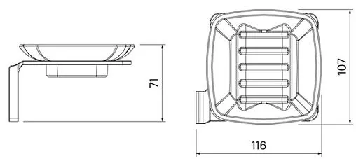 Мыльница IDDIS Slide графит SLIGMG0i42