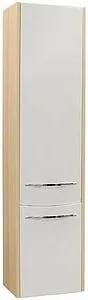 Шкаф-пенал подвесной Aquaton Инфинити 35 L белый/ясень коимбро 1A192303IFSCL, 1