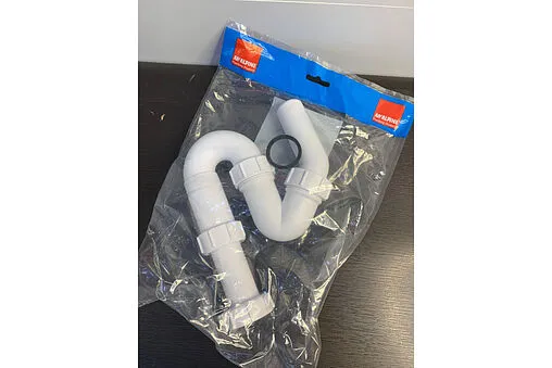 Сифон трубный для раковины Mc Alpine белый MRW5