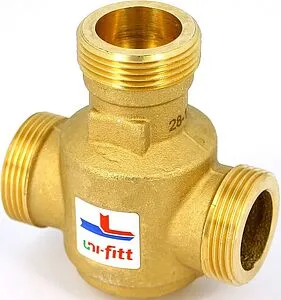 Трехходовой термостатический антиконденсационный клапан 1¼" Kvs 9.0 Uni-Fitt 359G6095 Трехходовой термостатический антиконденсационный клапан 1¼" Kvs 9.0 Uni-Fitt 359G6095, 5