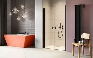 Дверь в нишу 950мм прозрачное стекло Radaway NES 8 Black DWD I 95 10077040-54-01L+10077055-54-01R Дверь в нишу 950мм прозрачное стекло Radaway NES 8 Black DWD I 95 10077040-54-01L+10077055-54-01R, 5