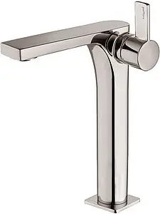 Смеситель для раковины Paffoni Rock полированная сталь RO081ST, 1