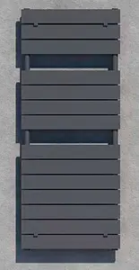 Полотенцесушитель водяной лесенка Lazzarini Palermo 1213х500 антрацит матовый 386976, 3