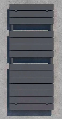 Полотенцесушитель водяной лесенка Lazzarini Palermo 1213х500 антрацит матовый 386976