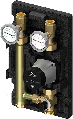 Насосный модуль с 3-х ходовым смесительным клапаном 1¼"в х 1½"н Meibes MK M66832.36 с насосом Grundfos UPM3 Hybrid 32-70