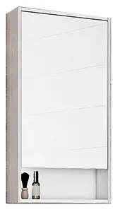 Шкаф-зеркало Aquaton Рико 50 белый/ясень фабрик 1A212302RIB90, 1