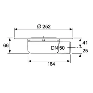 Трап горизонтальный TECEdrainpoint S 3601401 Трап горизонтальный TECEdrainpoint S 3601401, 2