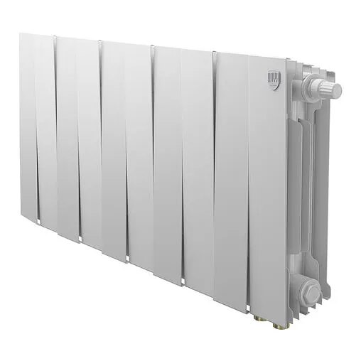 Радиатор биметаллический 10 секций нижнее правое подключение Royal Thermo PianoForte 300 VR80 Bianco Traffico RTPWVR803030010 Радиатор биметаллический 10 секций нижнее правое подключение Royal Thermo PianoForte 300 VR80 Bianco Traffico RTPWVR803030010