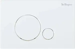 Клавиша смыва для унитаза BelBagno Sfera BB014-SR-BIANCO белый глянцевый, 1