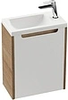 Тумба-умывальник подвесная Ravak SD Classic 40 белый/капучино X000000959+XJD0114000
