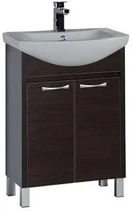 Тумба-умывальник напольная Aquanet Донна 60 венге 00168941+00168863, 1