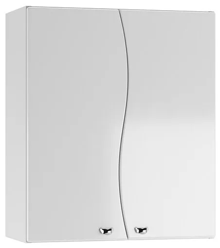 Шкаф двухстворчатый Айсберг Волна 02-60 белый DA1067HR