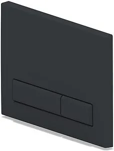 Клавиша смыва для унитаза Bas ИУ00007 черный матовый, 1