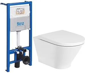 Комплект 4 в 1 Roca Gap Rоund Rimless Set 3.1, 1