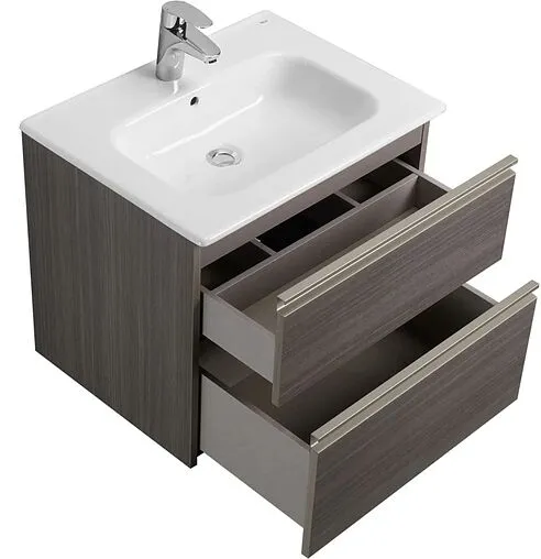 Тумба под умывальник подвесная Roca The Gap 60 городской дуб A857397402