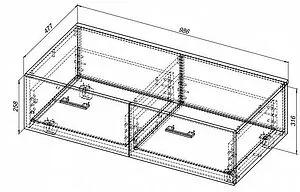 Тумба подкатная Aquanet Верона 100 чёрный 00175402 Тумба подкатная Aquanet Верона 100 чёрный 00175402, 2
