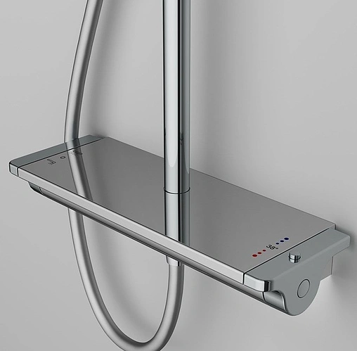 Душевая система с термостатом для душа Am.Pm Spirit 2.0 хром F0770A400