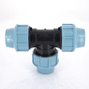 Тройник компрессионный соединительный 40мм x 40мм x 40мм Unidelta 1005040000, 3