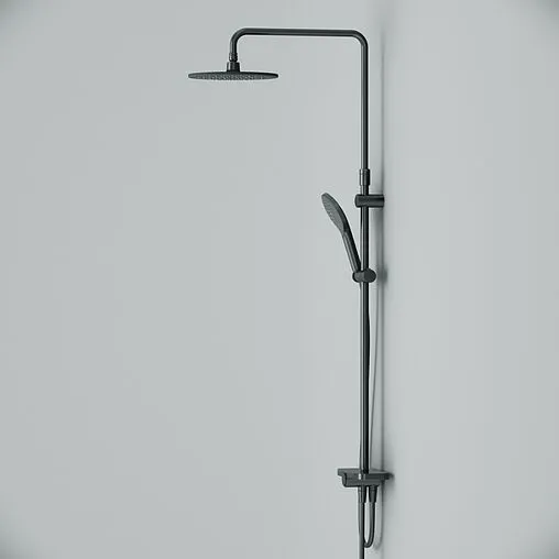 Душевая система со смесителем для душа Am.Pm Like чёрный матовый F0780222 Душевая система со смесителем для душа Am.Pm Like чёрный матовый F0780222