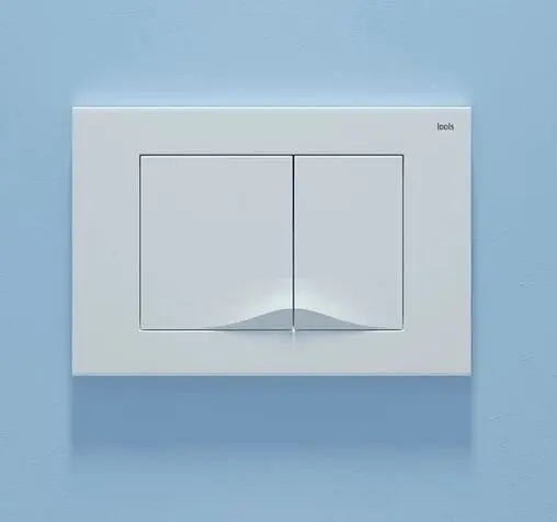 Клавиша смыва для унитаза IDDIS Unifix UNI05MWi77 белый матовый