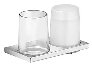 Стакан двойной Keuco Edition 11 хром 11153019000 Стакан двойной Keuco Edition 11 хром 11153019000, 1